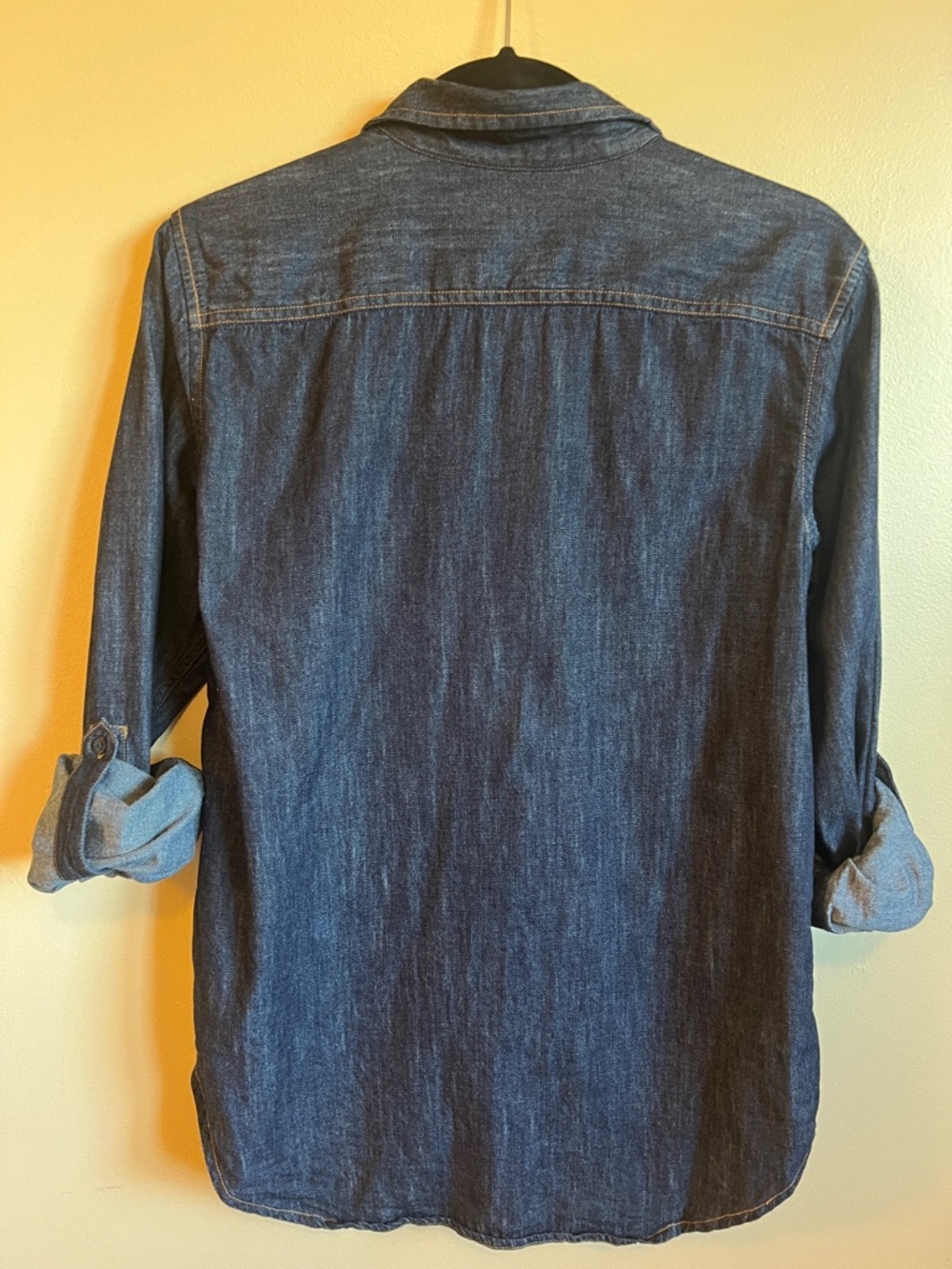 Lauren Ralph Lauren Size M button down front roll tab sleeves designer - Picture 8 of 15
